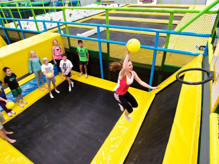 Basketball Trampolining